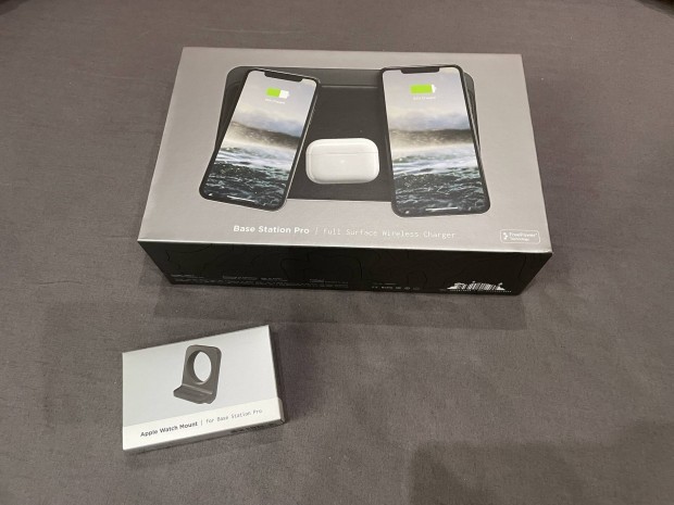 Nomad Base Station Pro wireless Charger + Apple Watch Mount