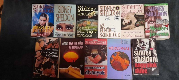 Nora Roberts, Jackie Collins, Barbara Wood,Sidney Sheldon, stb knyvek