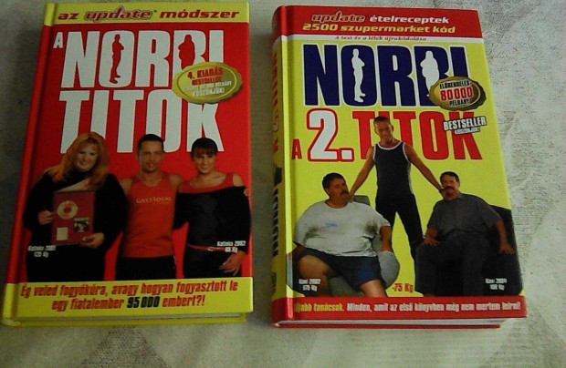 Norbi - Titok, Norbi - Titok 2 könyvek eladók
