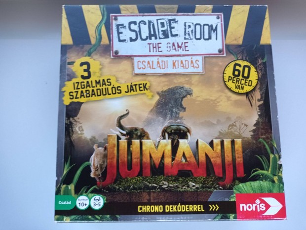 Noris Escape Room The Game Jumanji csaldi trsasjtk j bontatlan