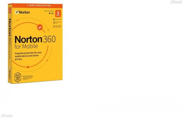 Norton 360 FOR MOBILE HUN 1 Felhasznl 1 ves Vrusirt Szoftver