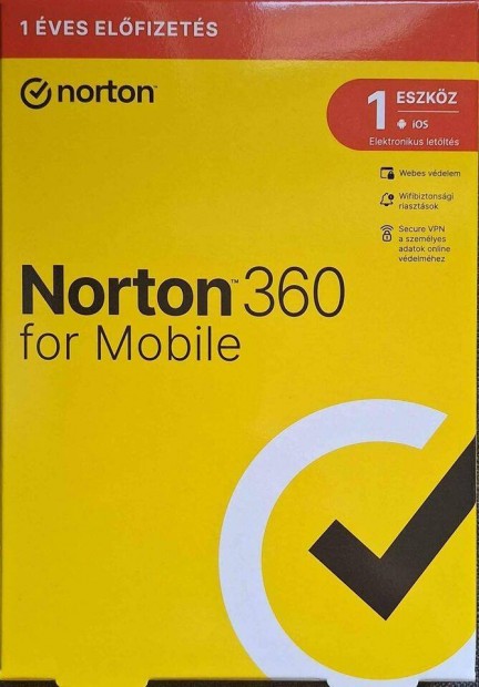 Norton 360 for mobile 1 ves licensz