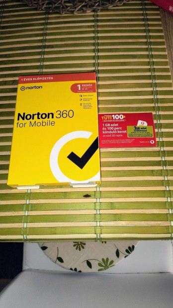 Norton 360 vrus irt plusz Vodafone feltltkrtya 