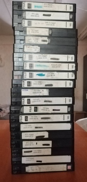 Nosztalgia VHS kazettk 20db