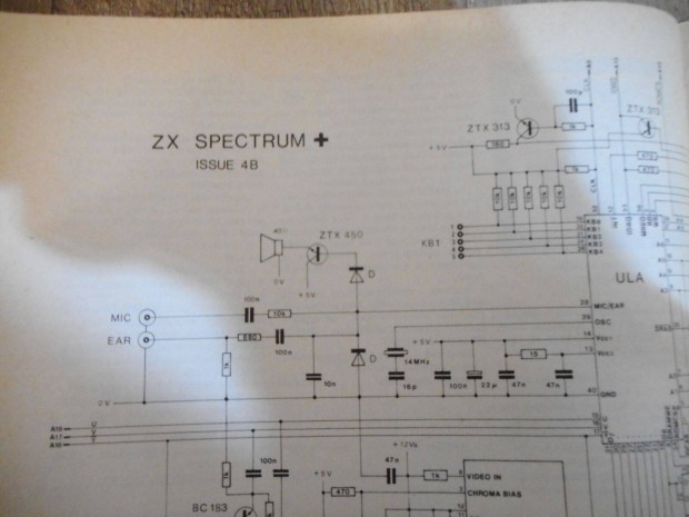 Nosztalgia, Zx Spektrum + szmtgphez kapcsolsi rajz