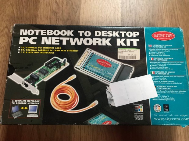 Notebook to desktop pc network kit