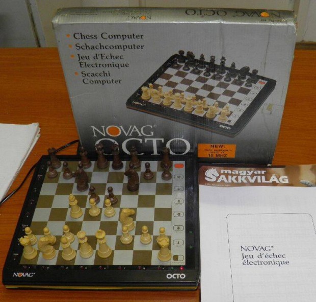 Novag Octo Chess Computer 1986, sakk, sakkgp