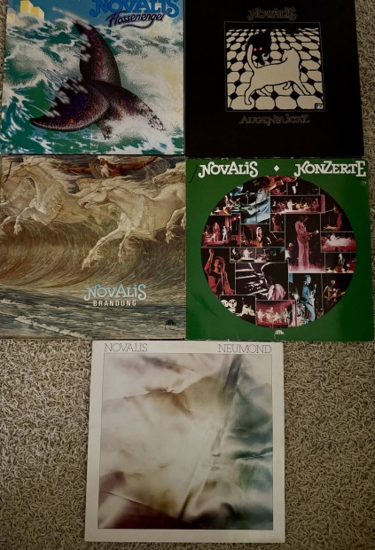 Novalis prog rock vinyl -ek bakelit lemez