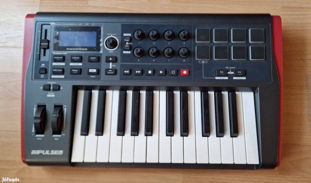 Novation Impulse 25 midi billentyzet elad