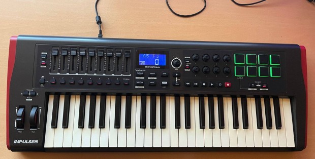 Novation Impulse 49 MIDI kontroller billenytzet