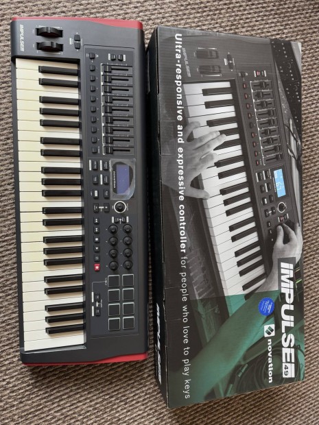 Novation Impulse 49 midi billentyzet