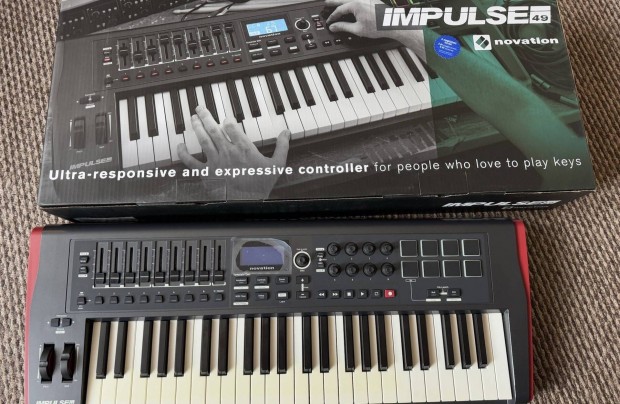 Novation Impulse 49 midi billentyzet