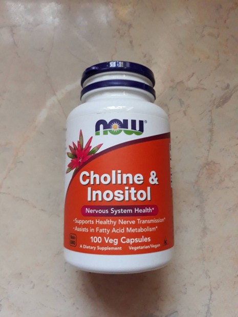 Now Choline & Inositol kolin tabletta trendkiegszt