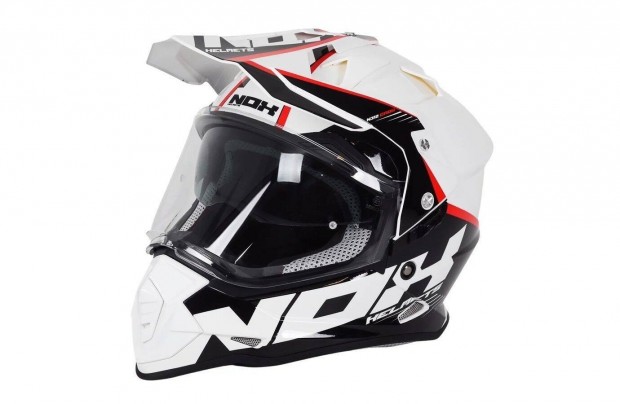 Nox N312 Crowe Blanc enduro motoros buksisak