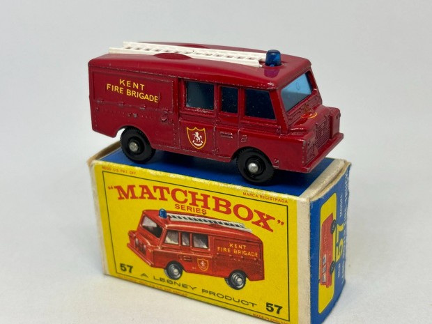 Nr. 57 - Land Rover Fire Truck angol Matchbox + eredeti doboz