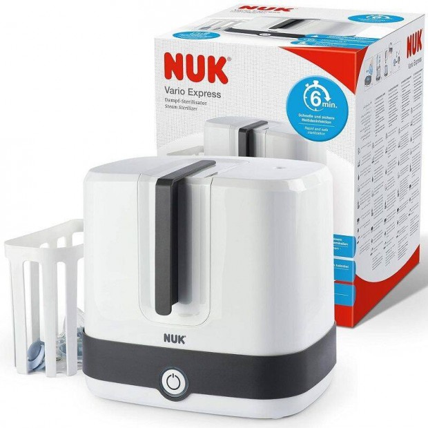 Nuk Vario Express elektromos gz sterilizl, 110ml - fehr (10251013)