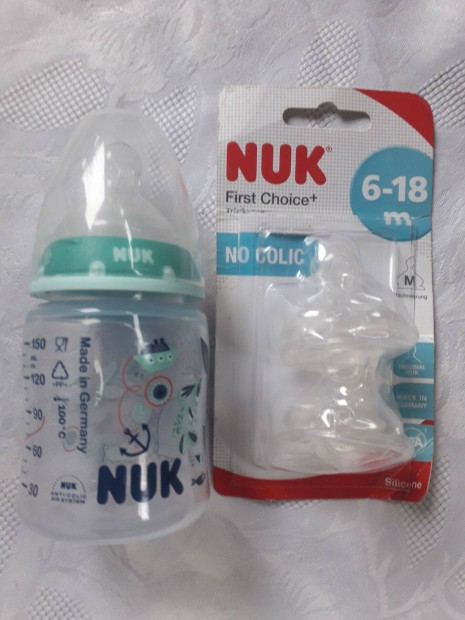 Nuk j cumisveg + 2 db original etet cumi