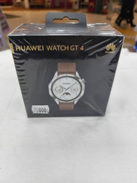 Nullperces Huawei Watch GT 4 barna brszjjal elad