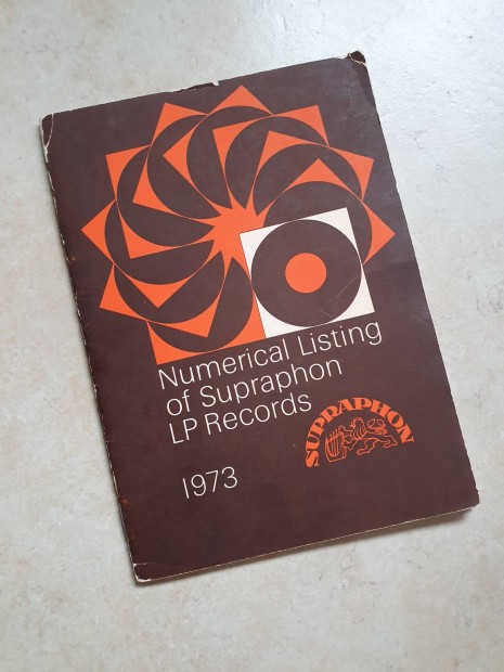 Numerical Listing of Supraphon LP Records 1973