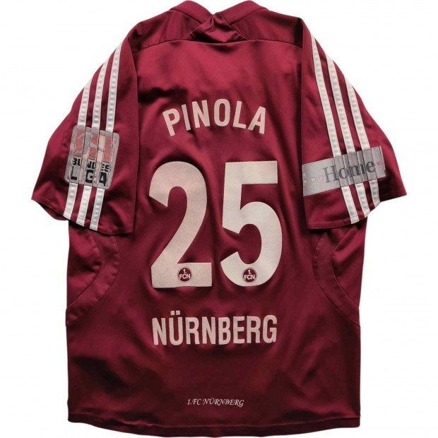 Nürnberg 2007-08 Adidas hazai Javier Pinola foci mez gyerek 164-es