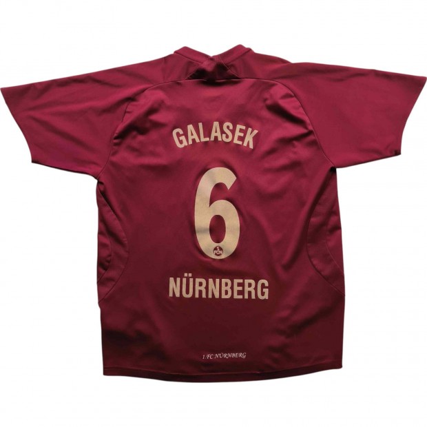 Nürnberg 2007-08 Adidas hazai Tomas Galasek foci mez gyerek 164-es