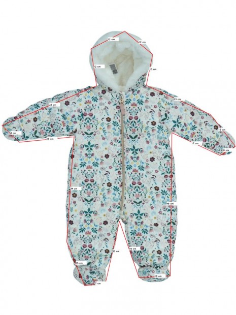 Nutmeg Használt (újszerű) Lány Baby overál (Méret: 74)