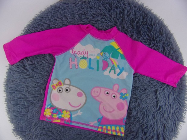Nutmeg Peppa Pig malac strand felső póló 12-18 hónaposoknak!