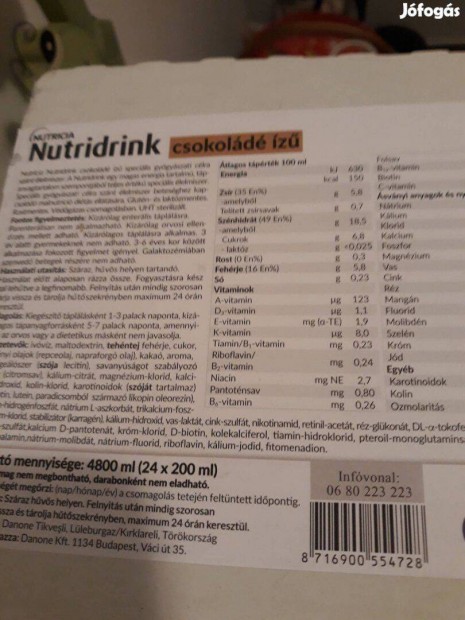 Nutridrink csupa-csoki 5500 ft /karton