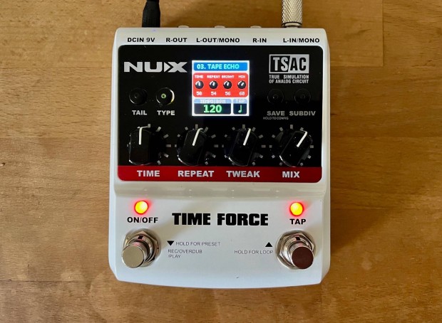 Nux Time Force digitlis delay