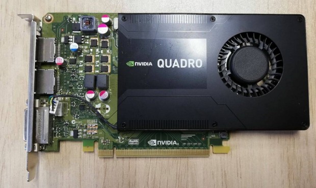 Nvidia 4Gb-os Quadro k2200 profi videokrtya, directx 12