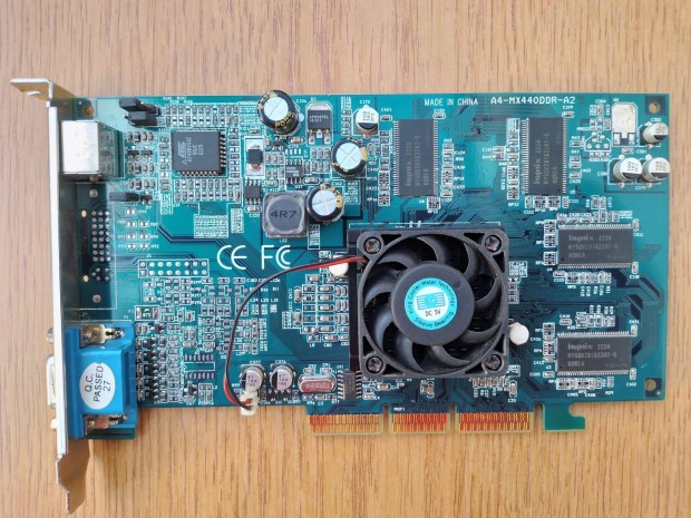 Nvidia Geforce4 MX440 64MB AGP 2x/4x/8x videokrtya (A4-MX440DDR-A2)