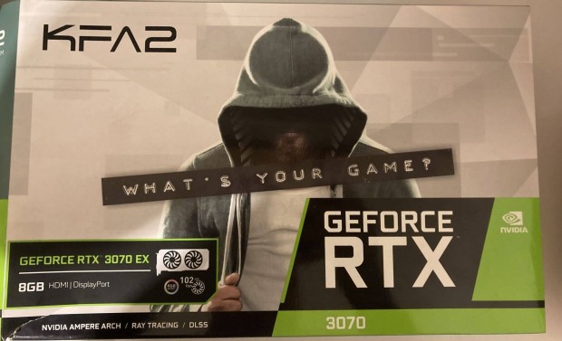 Nvidia Geforce Rtx 3070 8 GB Gddr6 256 bit videkrtya