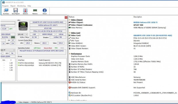 Nvidia Gtx 1050Ti 4GB