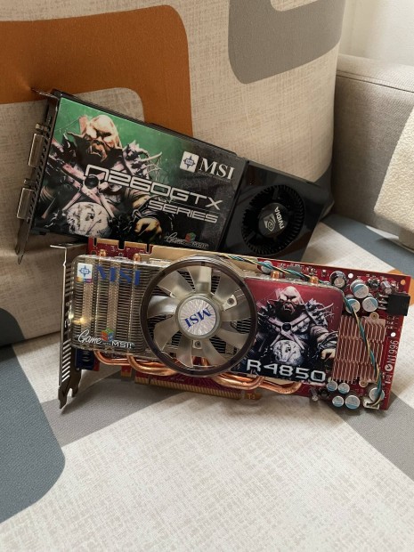 Nvidia Gtx 260 OC és MSI Radeon R4850 videókártya