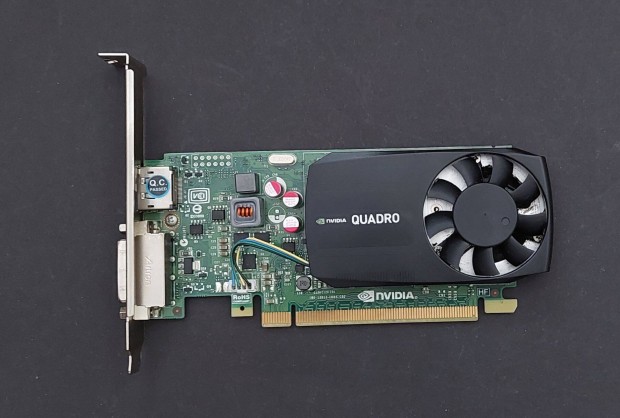 Nvidia Quadro K620 2GB DDR3 128 bit Display Port DVI videokrtya