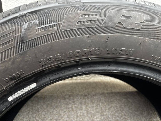 Nyári gumi garnitúra Bridgestone 235/60 R18