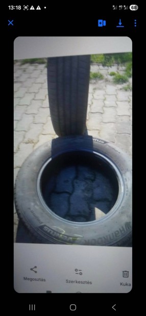 Ny�ri gumi uj.2honapot volt fent a volvon