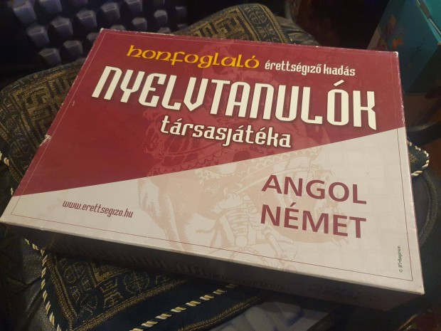 Nyelvtanulók társasjátéka -angol-német- Honfoglaló érettségiző kiadás