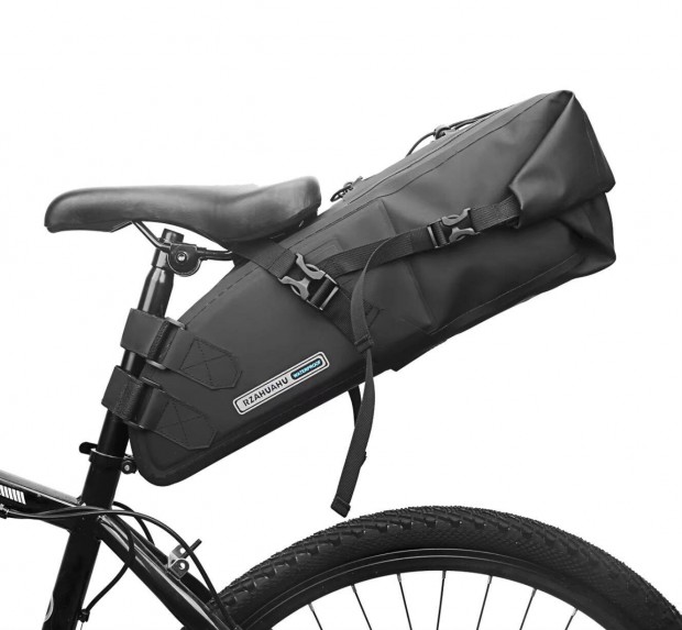 Nyeregcsre rgzthet csomagtart szett: tska + stabilizl 13 liter