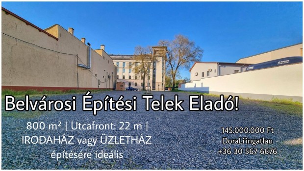 Nyíregyháza Belvárosának Szívében Értékálló Építési Telek Eladó!