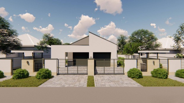 Ny�regyh�za S�gv�ri Kertv�rosban �j �p�t�s� Ikerh�z 800 NM-Es Telekkel