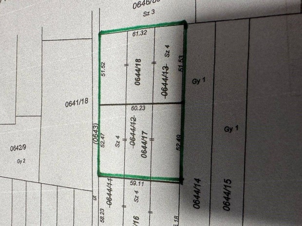 Ny�regyh�za - J�nos bokorban 3000 nm keker�tett telek elad�