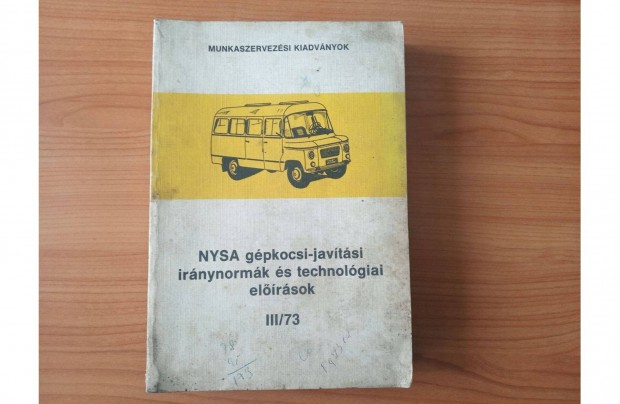 Nysa gépkocsi-javítási iránynormák és technológiai előírások