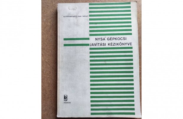Nysa gépkocsi javítási könyv