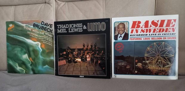 Nyugati nyoms Jazz lemezek (Dave Brubeck, Thad Jones, Count Basie)