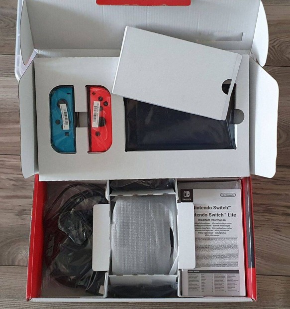 Nyugatinl Nintendo Switch + 30 jtk + tartozkok + garancia