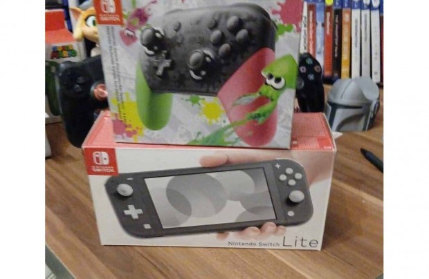 Nyugatinl Nintendo Switch + 30 jtk + tartozkok + garancia