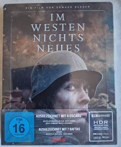 Nyugaton a helyzet vltozatlan (4K UHD s BD) steelbook blu-ray 