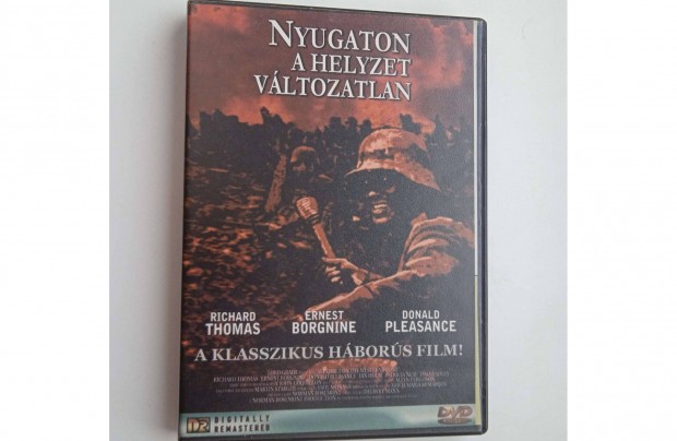 Nyugaton a helyzet változatlan , karcmentes DVD