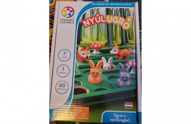 Nyúlugró egyszemélyes készségfejlesztő Smart Games